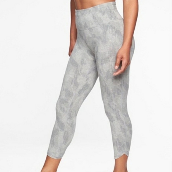 Athleta Sandbar Organic Cotton Be Present Legging Crop SzS - Picture 1 of 8